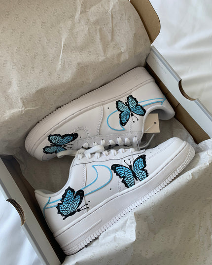 Nike Air Force 1 Butterfly - Blue